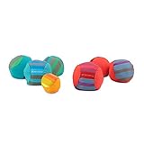 Remember Soft-Boccia Spiel Set - Boule Kugeln mit farbenfrohem Design,...