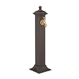 Relaxdays Standbrunnen Antik, mit Wasserhahn, HBT 71x17x21cm,...