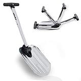 Hecht Klappbarer Schneeschieber - Schneeschaufel mit leichtem Teleskopstiel...