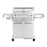 TAINO PLATINUM YAMARA 4+2 Gasgrill Edelstahl 4 Brenner Keramik Sear-Burner...