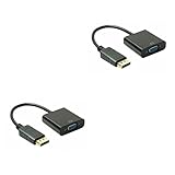 Artibetter 2St zum VGA-Adapter Mini-DisplayPort-zu-Video-Adapter-Konverter...