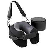 AUVON Nackenkissen Flugzeug Memory Foam Reisekissen