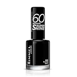 Rimmel London Super, Nagellack, dunkelgrauer Glanz, 8 ml (1er Pack)