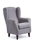 Sillonea - Ohrensessel Rom, Kleiner Sessel für Wohnzimmer, einzelner...