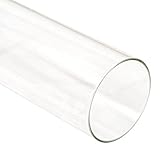 Zelsius Glasröhre feuerfest | Ø 10 x (H) 125,5 cm | Ersatzglas...