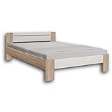 Stella Trading Vega Stilvolles Futonbett 140 x 200 cm - Komfortables...