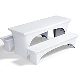 Pacok Biertischhussen Elastisch Set 3tlg,Tischhussen für Bierzeltgarnitur...