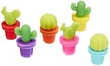 Legami - Set mit 6 Glasmarkierern, Teebeutelhalter, wiederverwendbar,...