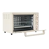 BAOCHADA 22 L Minibackofen, Klein mini Backofen mit Grillpfanne &...