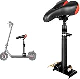 Elektroroller Sitz Sattel, Höhenverstellbar Elektroroller Stoßdämpfung...