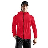 SGDLESN Regenjacke Herren Wasserdicht Atmungsaktiv Outdoorjacke Windbreaker...