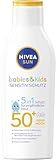 NIVEA SUN Babies & Kids Sensitiv Schutz Sonnenmilch LSF 50+ (200 ml), extra...