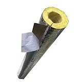 Aluminiumfolien Selbstklebendes Isolierschlauch, Glaswollerohr, Lang 1 M,...