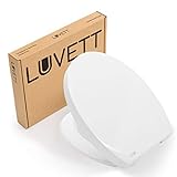LUVETT® WC-Sitz mit Scharnier-Set inkl. 3 Edelstahl Montagelösungen &...