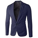 Herren-Blazer für Herren, klassisch, Business-Anzug, normale Passform,...