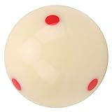 VGEBY Billard Cue Ball, 57,2 mm Harz Billard Kugeln Dot Spot Training Cue...