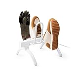 InnovaGoods Beheizter Schuhständer Droe 40 W 2 Paar, Weiß