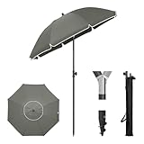 Laneetal Sonnenschirm Balkon, Balkonschirm knickbar φ155cm, Sonnenschutz...