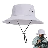 Fischerhüte, UPF50+, Unisex, Sonnenschutz – faltbar, Typ Eimer mit...