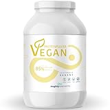 Mighty Elements VEGANES PROTEIN BANANE 1kg - 85% pflanzliches Eiweiß,...