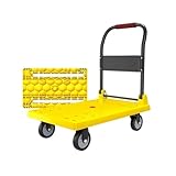 Tragbare, faltbare Sackkarre, multifunktionaler Trolley für einfachen...