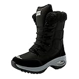 Wanderschuhe Herren Warm Gefüttert Wasserdicht Mit Schnürsenkeln |...