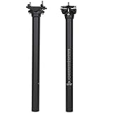 QIKU Ultraleichte Vollcarbon Sattelstütze Rennrad Mountainbike...