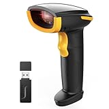 Inateck Barcode Scanner Bluetooth,1D Handheld-Barcode-Scanner Kabelloser...