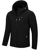33,000ft Herren Softshelljacke Wasserbeständige Winddichte Funktionsjacke...