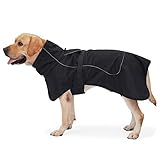 HEYWEAN Hundejacke Wasserdichter Hundemantel Reflektierende Jacke für...