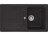 SCHOCK Küchenspüle Formhaus D-100 Nero 86x50 cm - CRISTALITE® Schwarz...