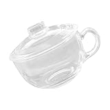 LOORGVEL Glasschüssel Mit Deckel 600 Ml Glas Aufbewahrungsschale...