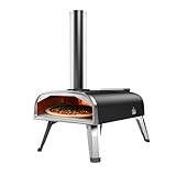 LIVIN' Outdoor Pizzaofen Mit Pizzastein & Thermometer, Tragbarer Pizzaofen...