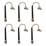 ibasenice 6 Stück Outdoor Überlebensseil mit Gewachster...