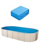 VEVOR Ovale Poolfolie, 500 x 300 x 120 cm, Innenfolie, Ersatzfolie,...