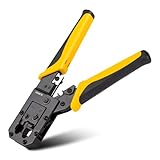 RJ45 Crimpzange RJ45 Netzwerk Schneidwerkzeug RJ45 Crimper Cutter Zange...