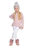 hi!mom Mädchen Kinder Winterleggings aus Baumwolle Winter Warme Leggings...