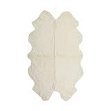 Nordic Sheep Lammfell Teppich Kurzhaar 170x110 cm | Lammfell Echt kann auf...