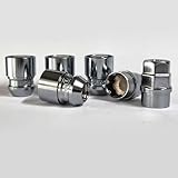 TRACER Felgenschloßmuttern M12x1.5 - Kegelbund 60° - Länge 34mm...