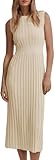 Saodimallsu Damen Sommerkleid Ärmellos Midikleid Strand Tank Kleid Sexy...