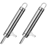 PAMINGONO 2 Stück Macadamianussöffner aus Edelstahl Kleiner Nussknacker...