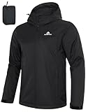 Pioneer Camp Herren Regenjacke Wasserdicht Atmungsaktiv Leichte Winddicht...