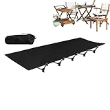 Campingbett | Klappbett Für Camping | Tragbare Liege Für Reisen Camping...