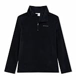 Columbia Jungen Glacial Half Zip Fleece Pullover, Schwarz, XL EU