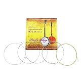 5 Stück Saiten Banjo-Saiten Gitarrenparts Banjo-Teile Ukulele Zubehör...