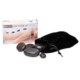 WellTouch Hot Stone Massage Set | 20 Basalt Massagesteine | Optimal als Hot...