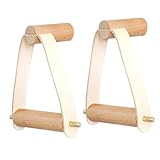 NUOBESTY 2 Stück Rollen Papierhandtuchhalter Aus Holz Toilettenpapier Heim...