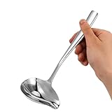 Saucenlöffel Suppenkelle mit Ausgießer 18,5 cm Edelstahl Schöpflöffel...