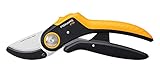 Fiskars Amboss-Gartenschere, Plus PowerLever, P741, Für trockenes und...