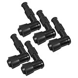 Healeved 5 Stück Hochdruck Zündkerzenkappen aus ABS Kunststoff für...